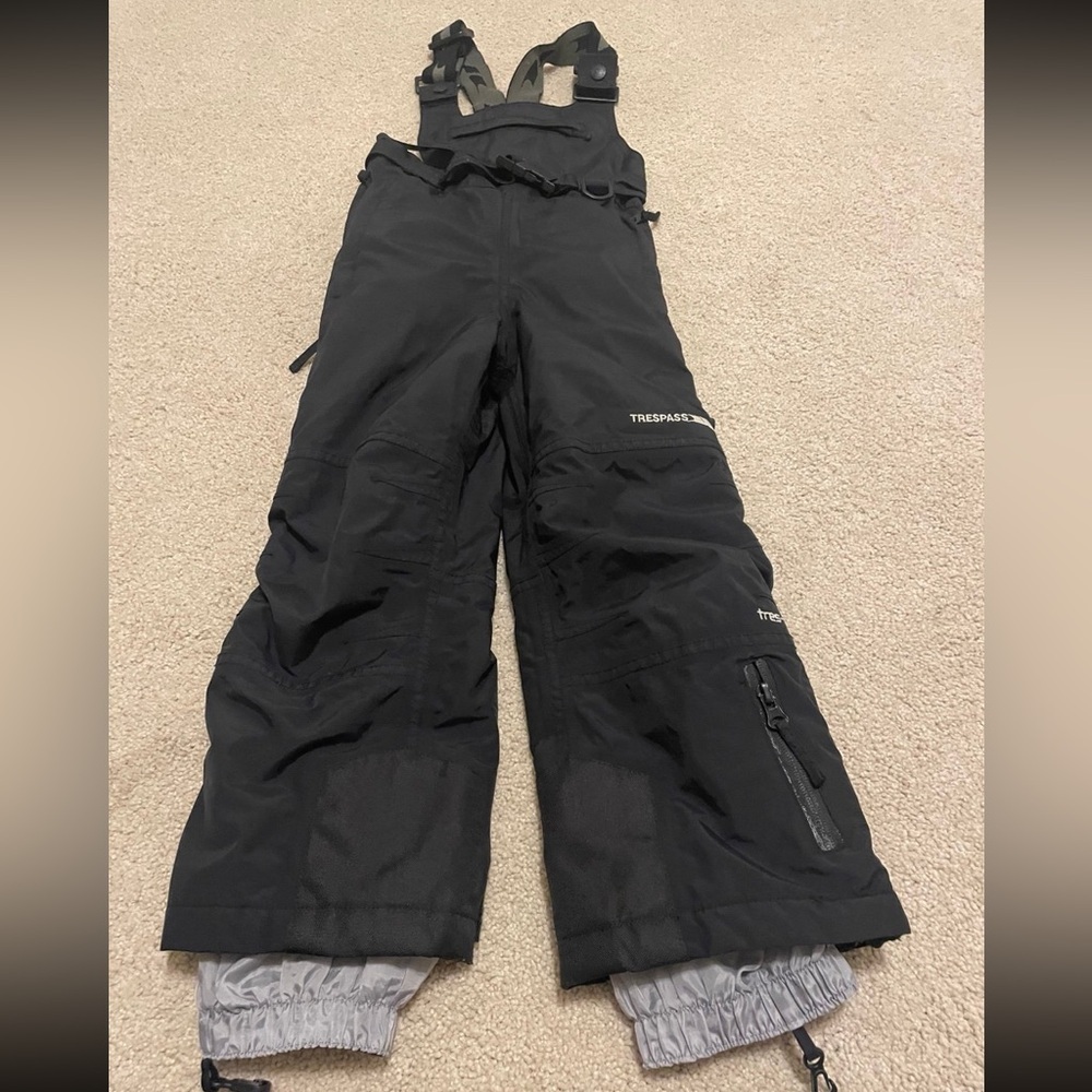 Trespass Kids Black Insulated Pants